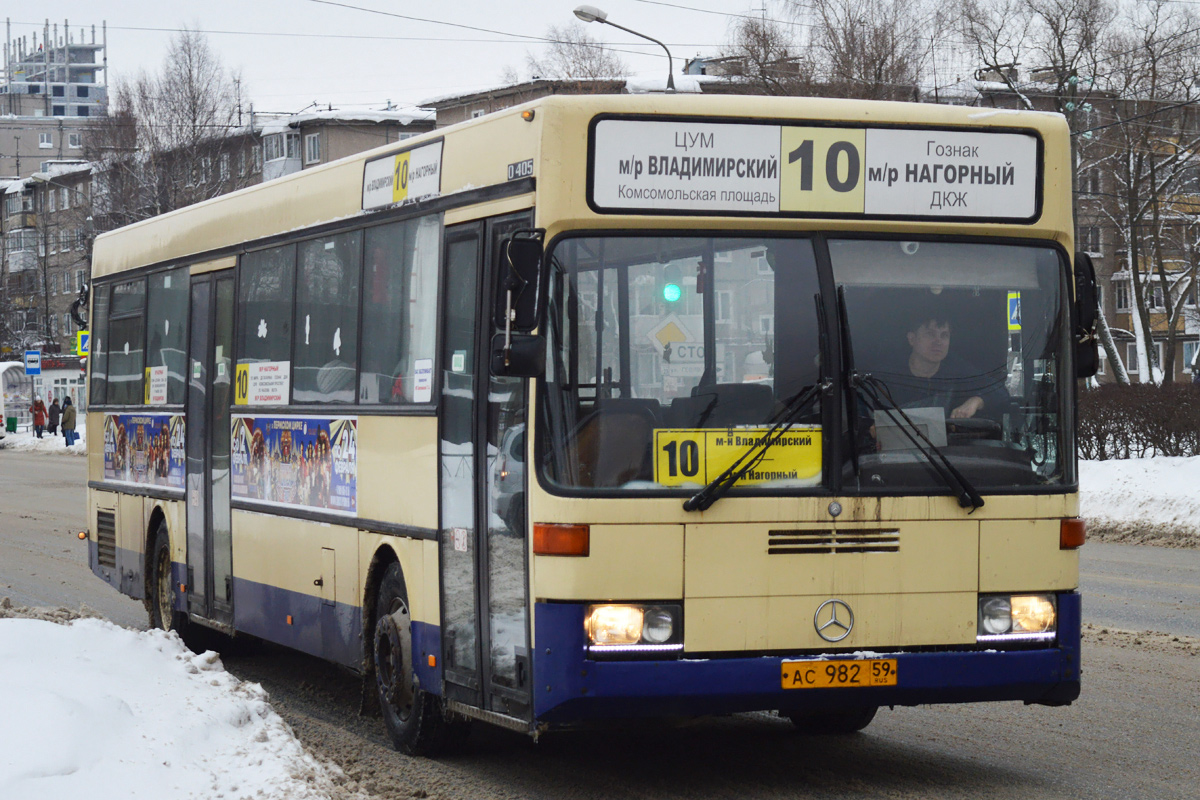 Пермский край, Mercedes-Benz O405 № АС 982 59