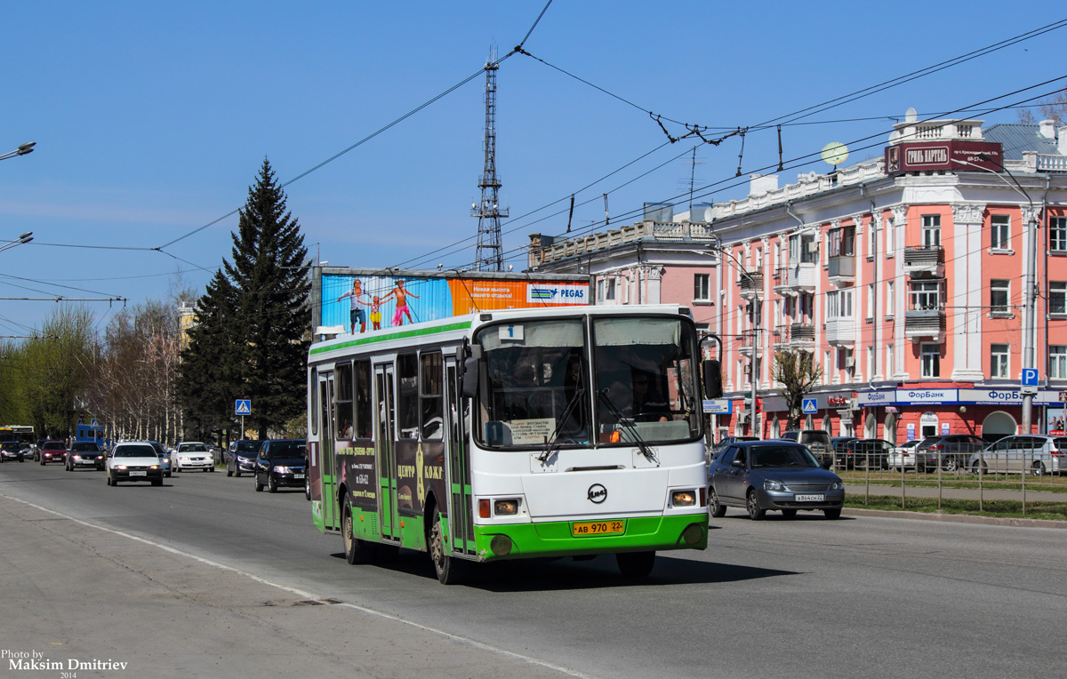 Алтайский край, ЛиАЗ-5256.45 № АВ 970 22