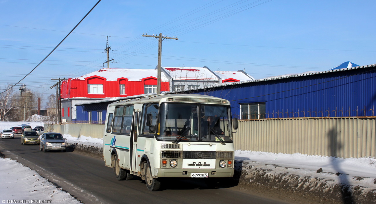 Томская область, ПАЗ-32053 № О 699 ХЕ 70