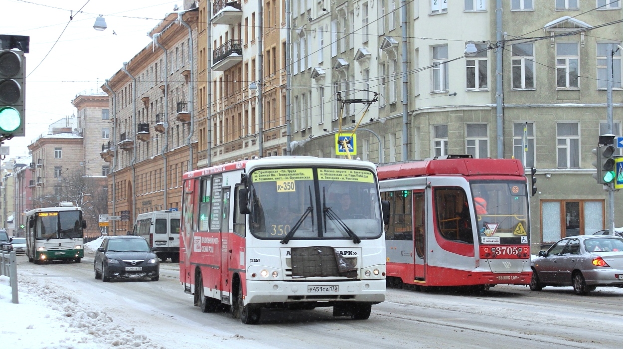 Санкт-Петербург, ПАЗ-320402-05 № У 451 СА 178