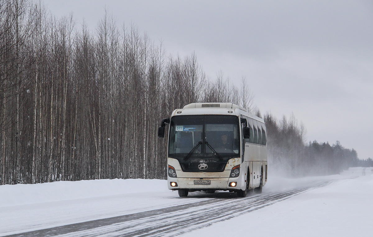 Архангельская область, Hyundai Universe Space Luxury № М 655 МА 29