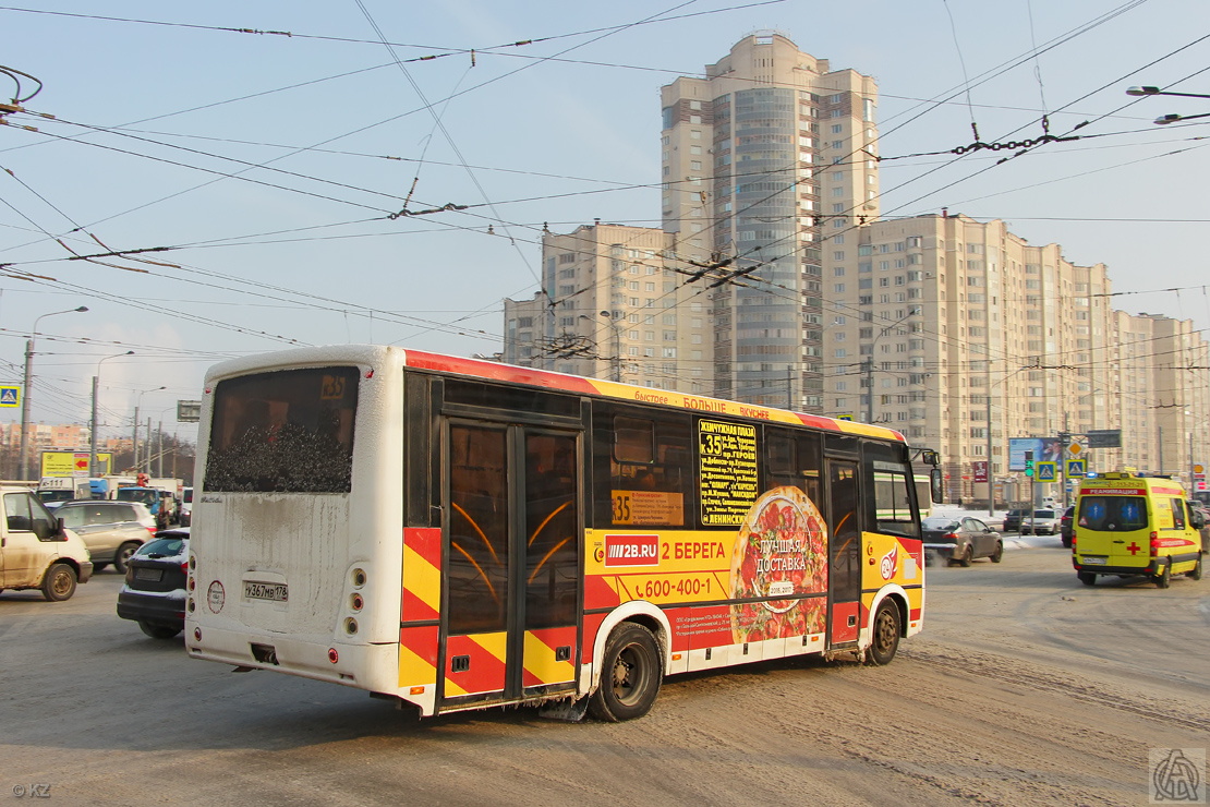 Санкт-Петербург, ПАЗ-320414-05 "Вектор" (1-2) № У 367 МВ 178