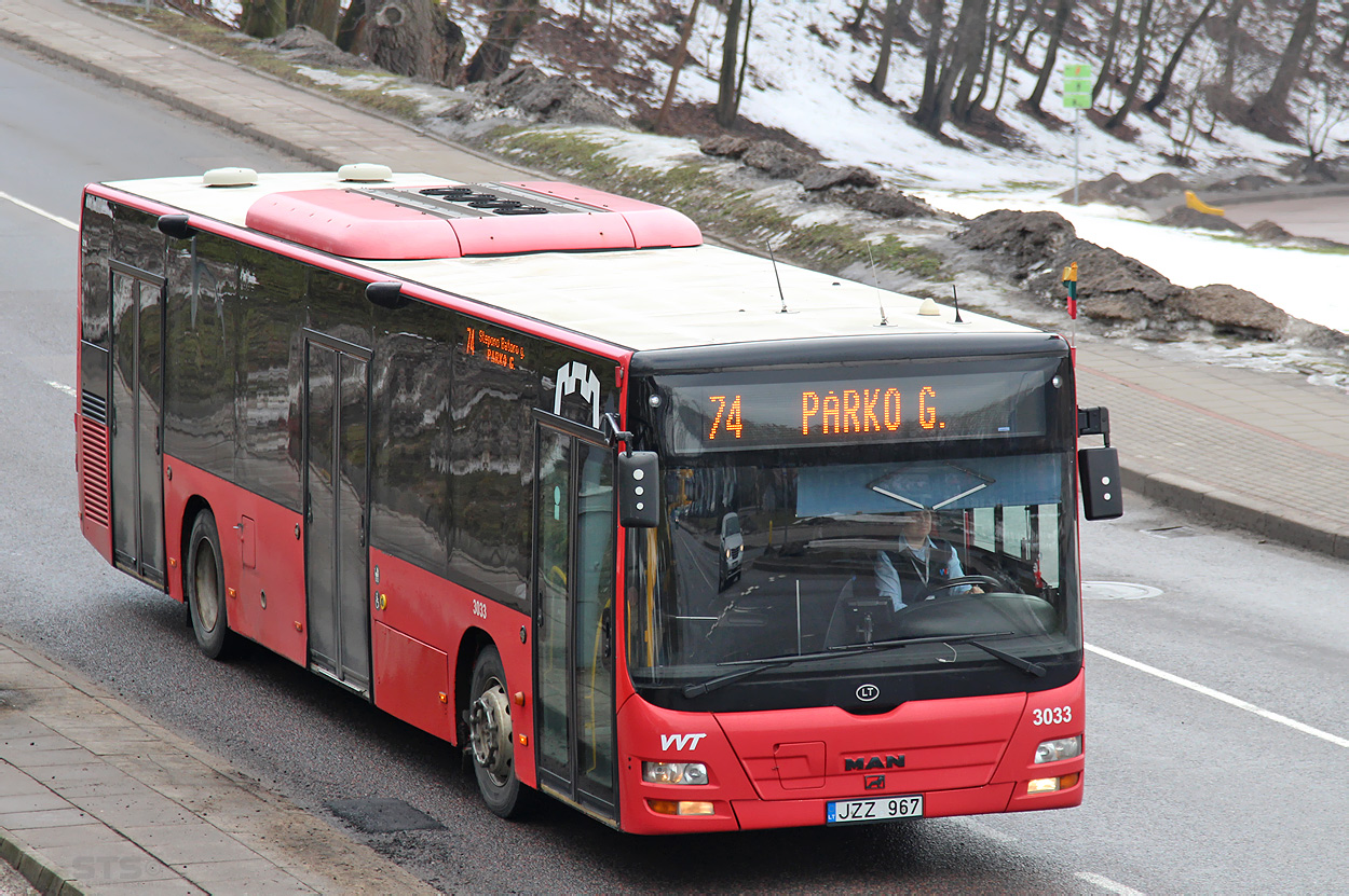 Литва, MAN A21 Lion's City NL273 № 3033