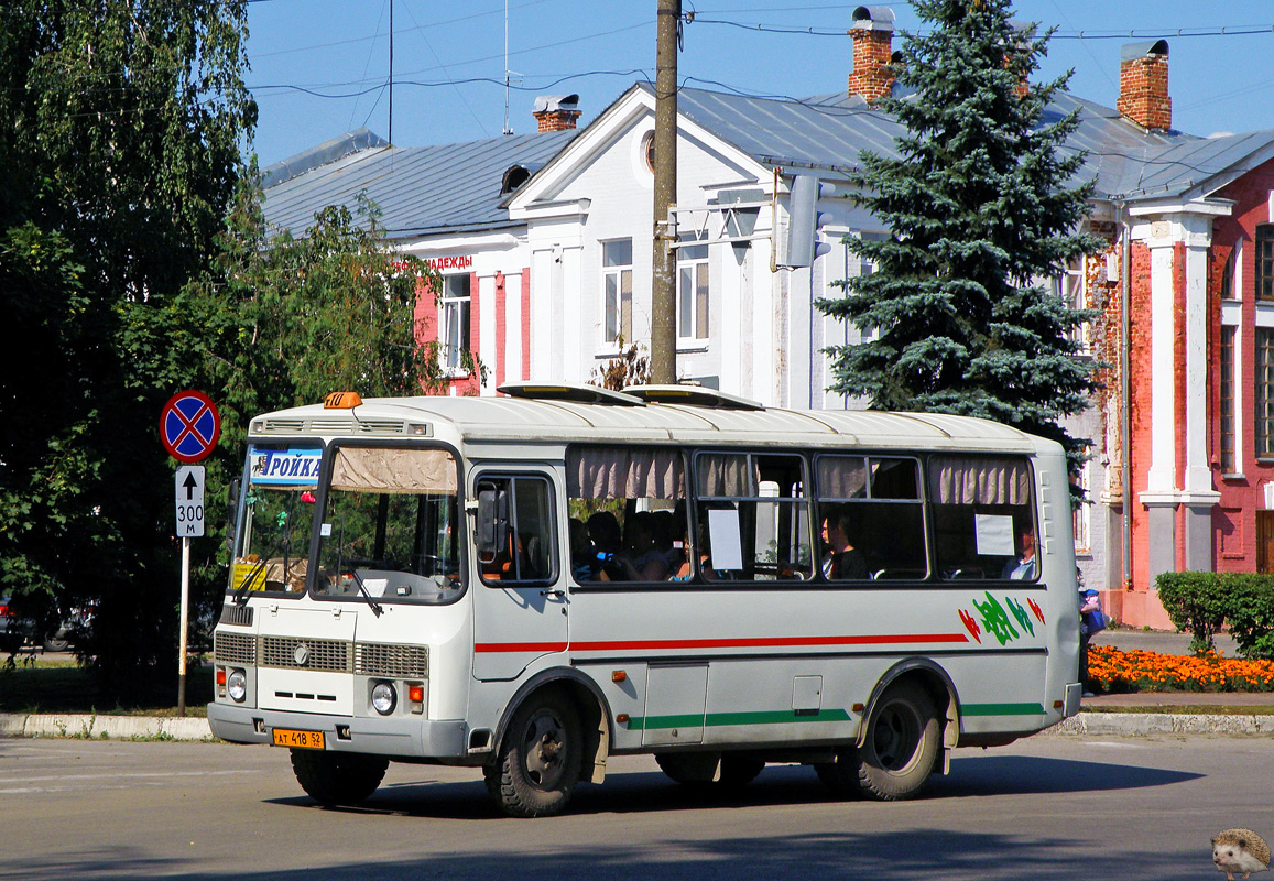 Nizhegorodskaya region, PAZ-32054 # АТ 418 52