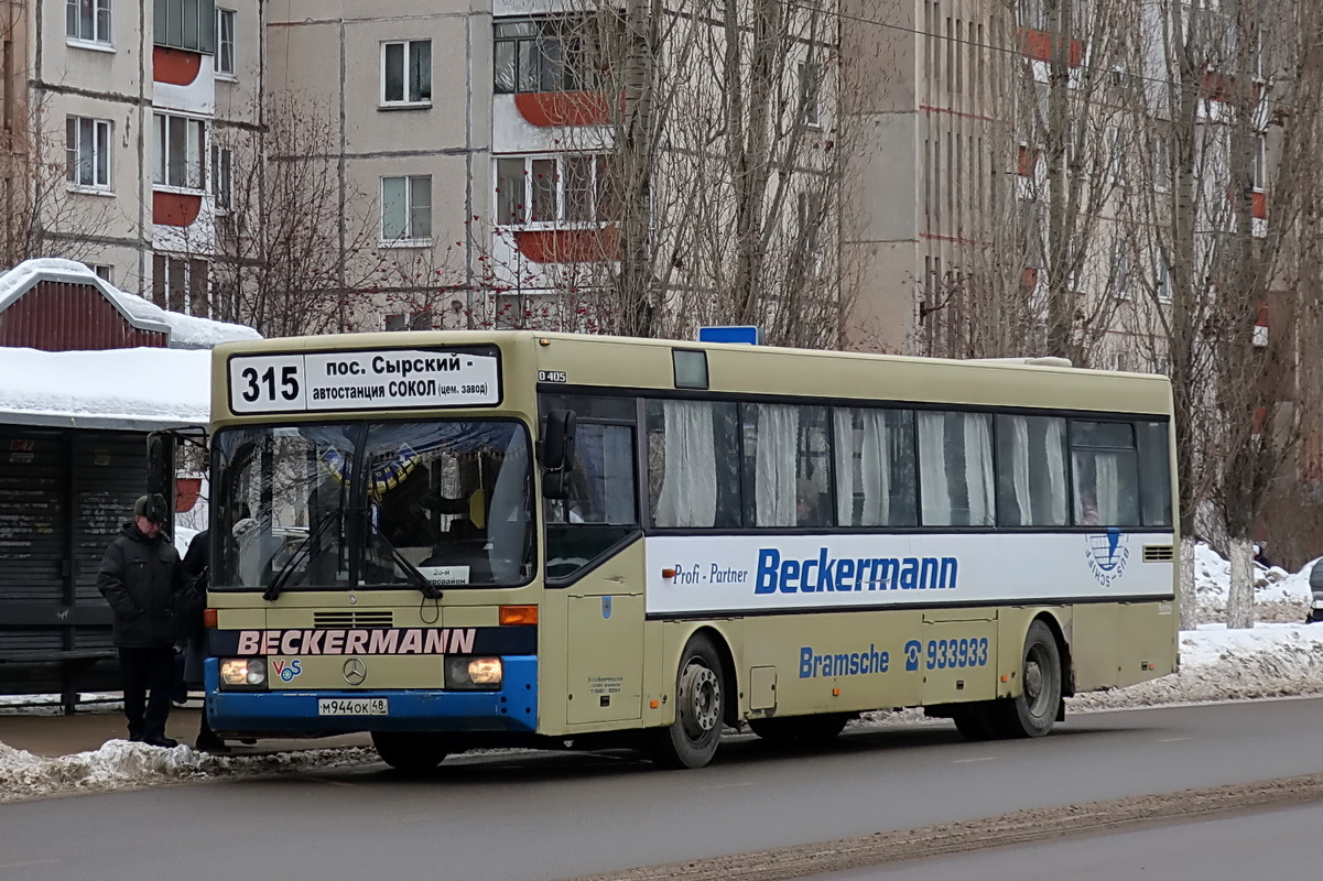 Lipetsk region, Mercedes-Benz O405 č. М 944 ОК 48