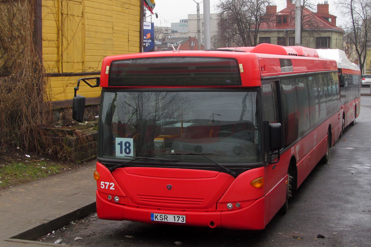 Литва, Scania OmniCity II № 572