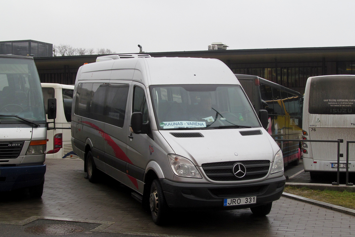 Літва, Ernst Auwärter Teamstar № 55; Літва, Mercedes-Benz Sprinter W906 516CDI № JRO 331