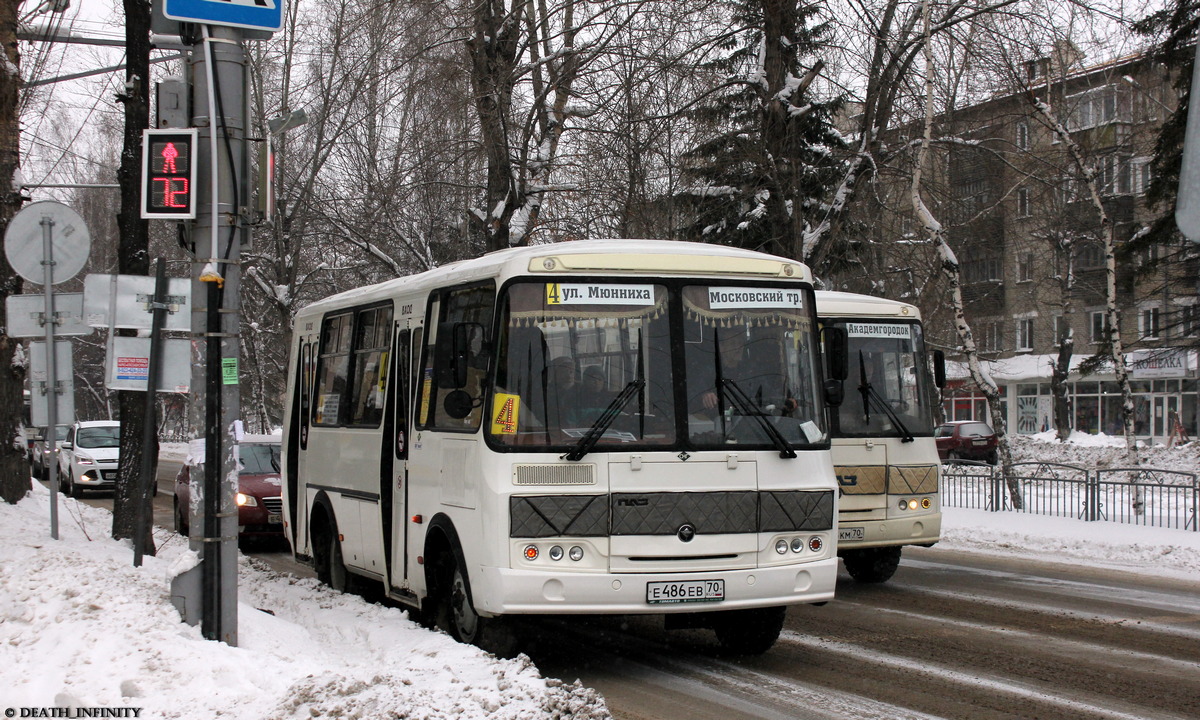 Томская область, ПАЗ-32054 № Е 486 ЕВ 70