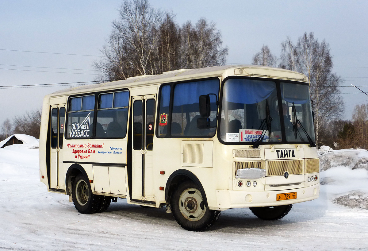 Кемеровская область - Кузбасс, ПАЗ-32054 № 729