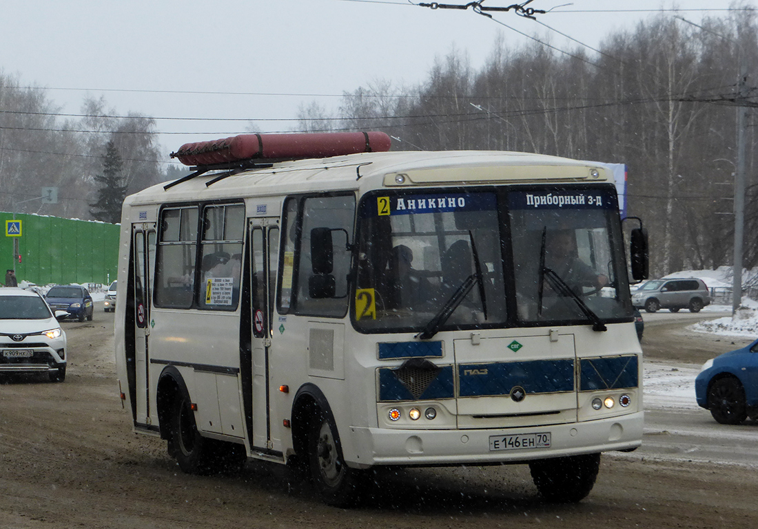 Томская область, ПАЗ-32054 № Е 146 ЕН 70