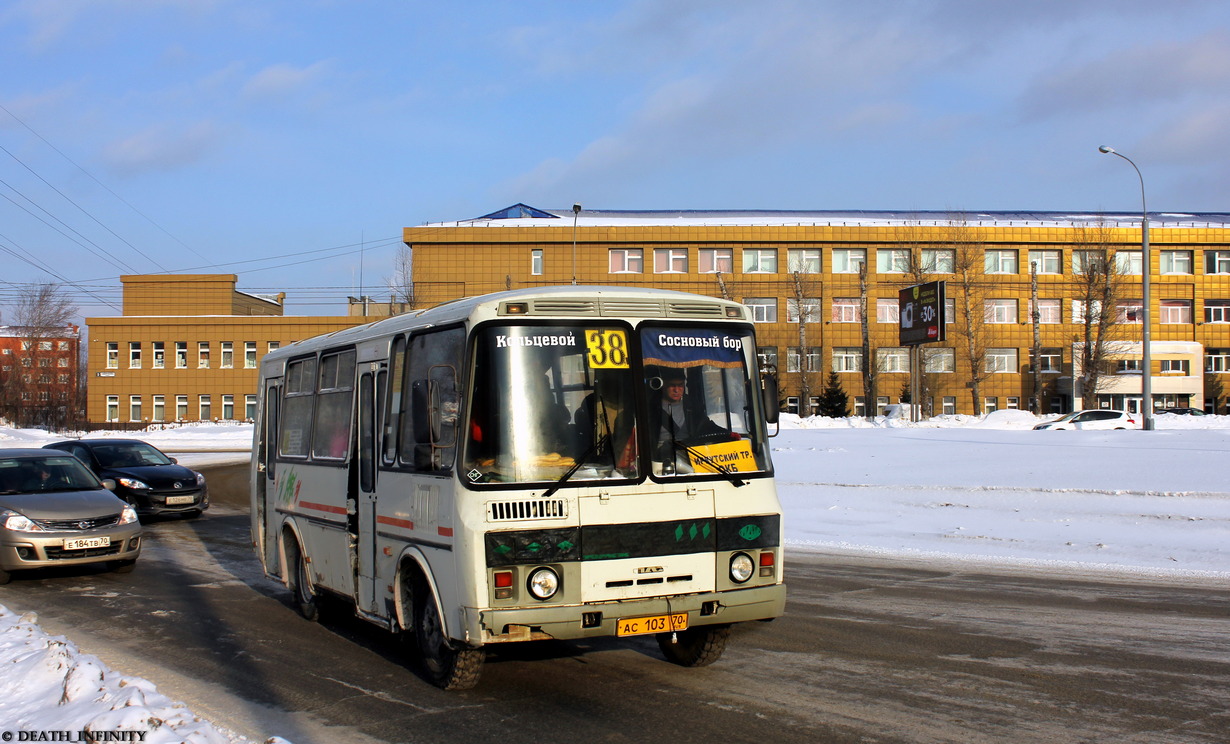 Томская область, ПАЗ-32054 № АС 103 70