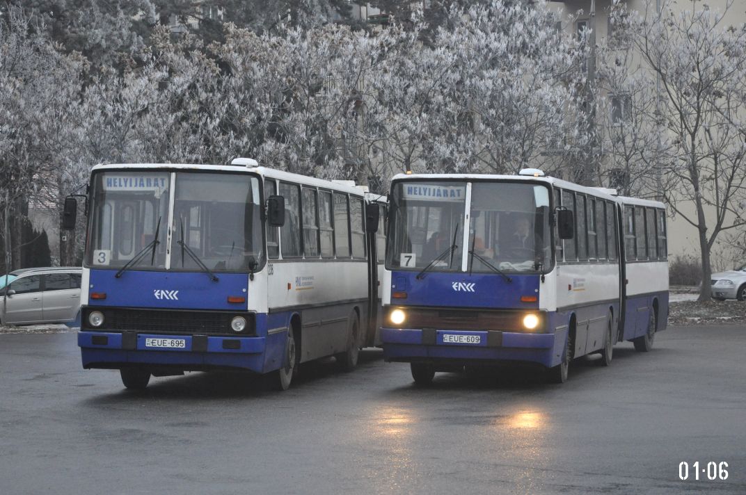 Венгрия, Ikarus 280.02 № EUE-695; Венгрия, Ikarus 280.02 № EUE-609