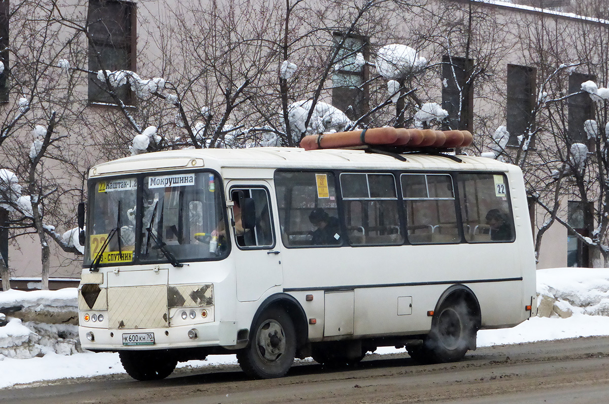 Томская область, ПАЗ-32054 № К 600 КН 70