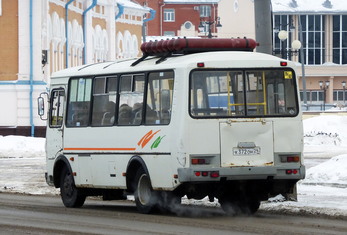 Томская область, ПАЗ-32054 № К 372 ОН 29