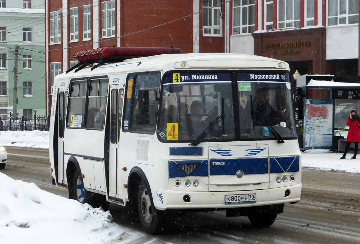 Томская область, ПАЗ-32054 № К 800 МР 70