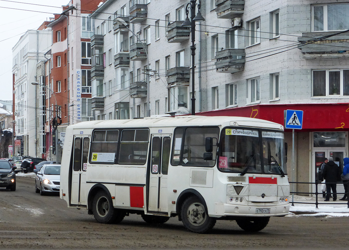 Томская область, ПАЗ-32054 № Е 792 СХ 70