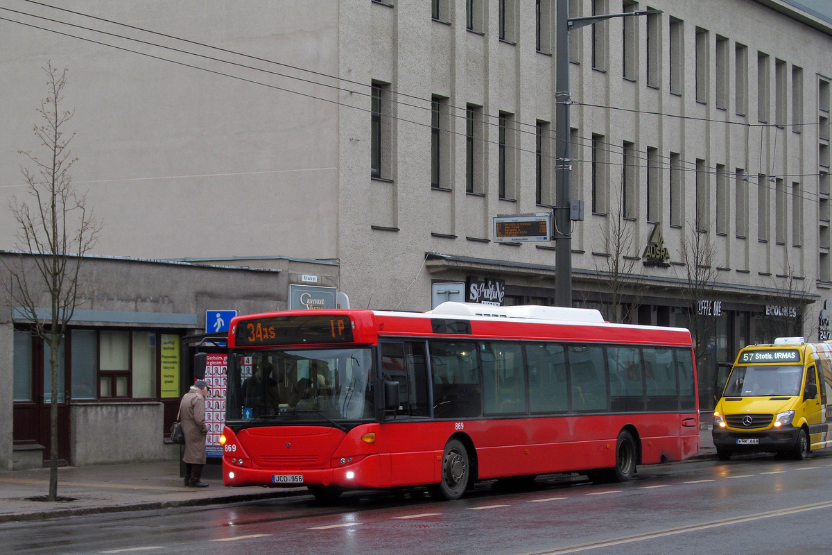 Литва, Scania OmniCity II № 869