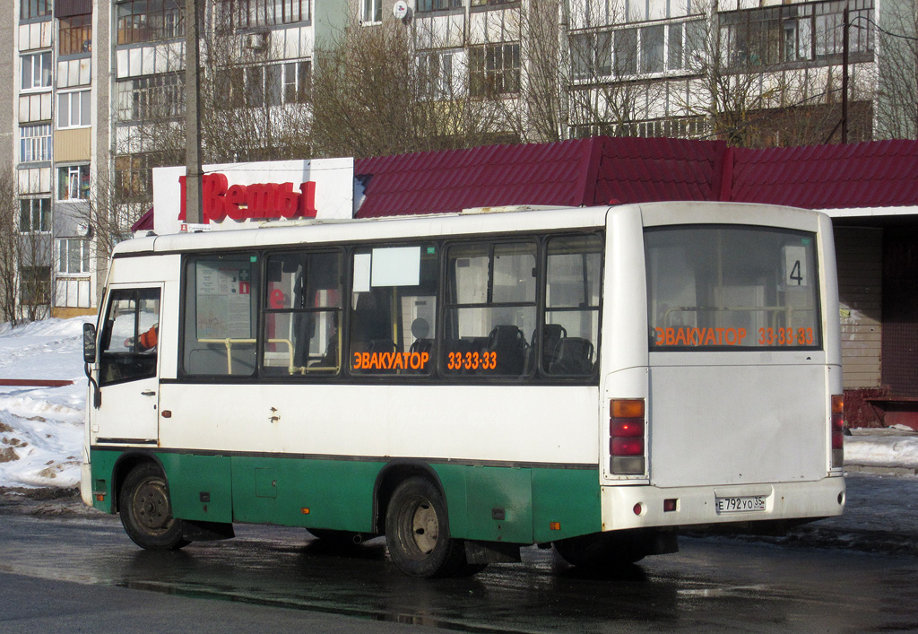 Вологодская область, ПАЗ-320402-03 № Е 792 УО 35