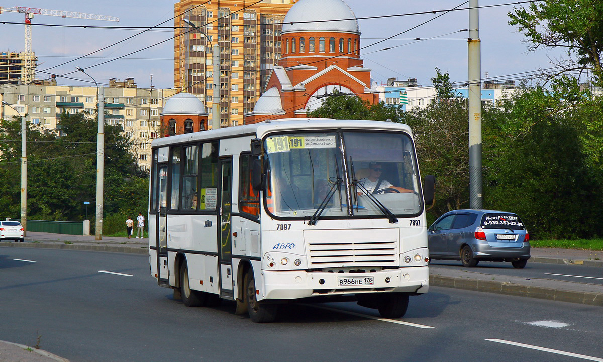 Санкт-Пецярбург, ПАЗ-320402-05 № 7897