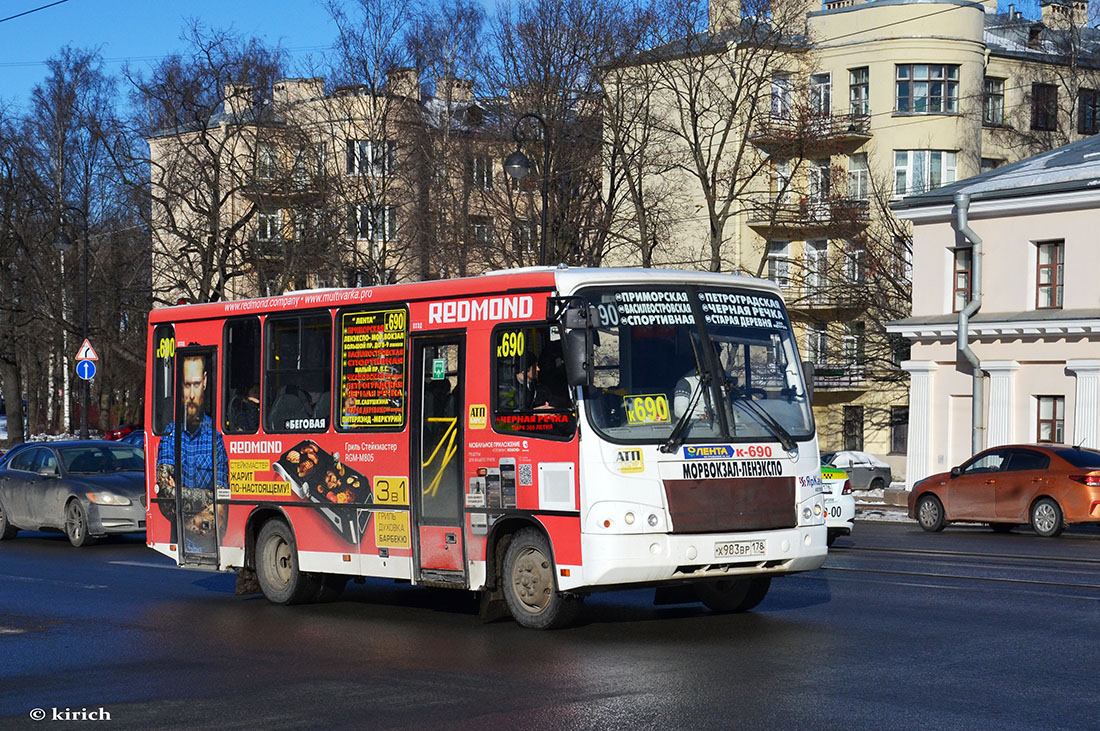 Санкт-Петербург, ПАЗ-320402-05 № Х 983 ВР 178