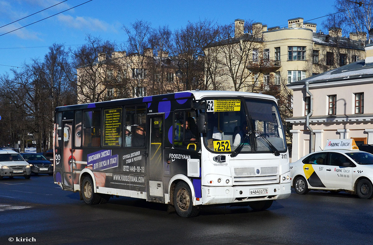 Санкт-Петербург, ПАЗ-320412-05 № 317