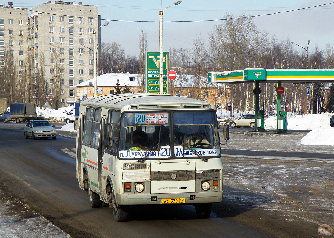 Нижегородская область, ПАЗ-32054 № АС 570 52