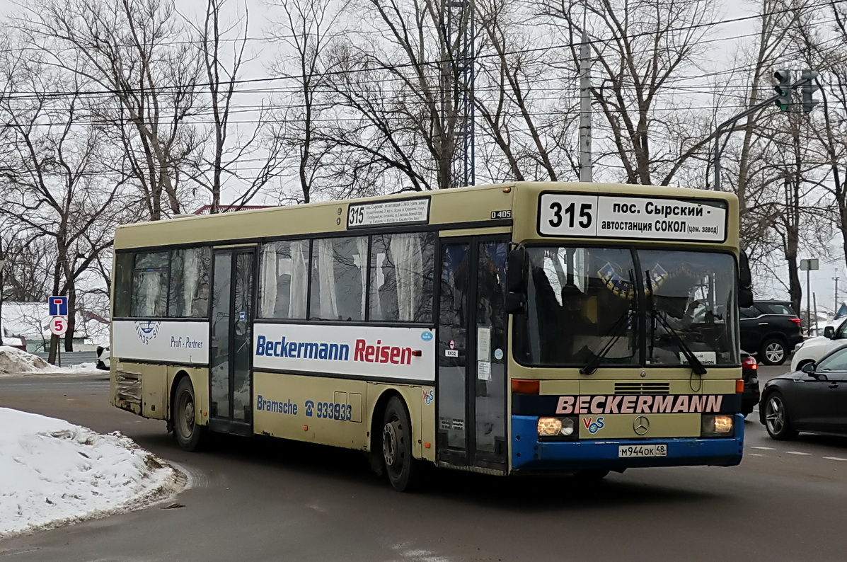 Lipetsk region, Mercedes-Benz O405 # М 944 ОК 48