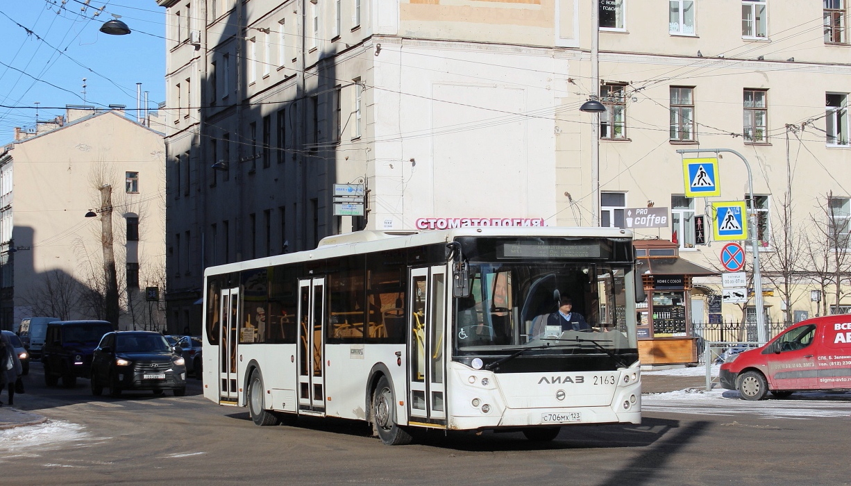 Санкт-Петербург, ЛиАЗ-5292.30 № 2163