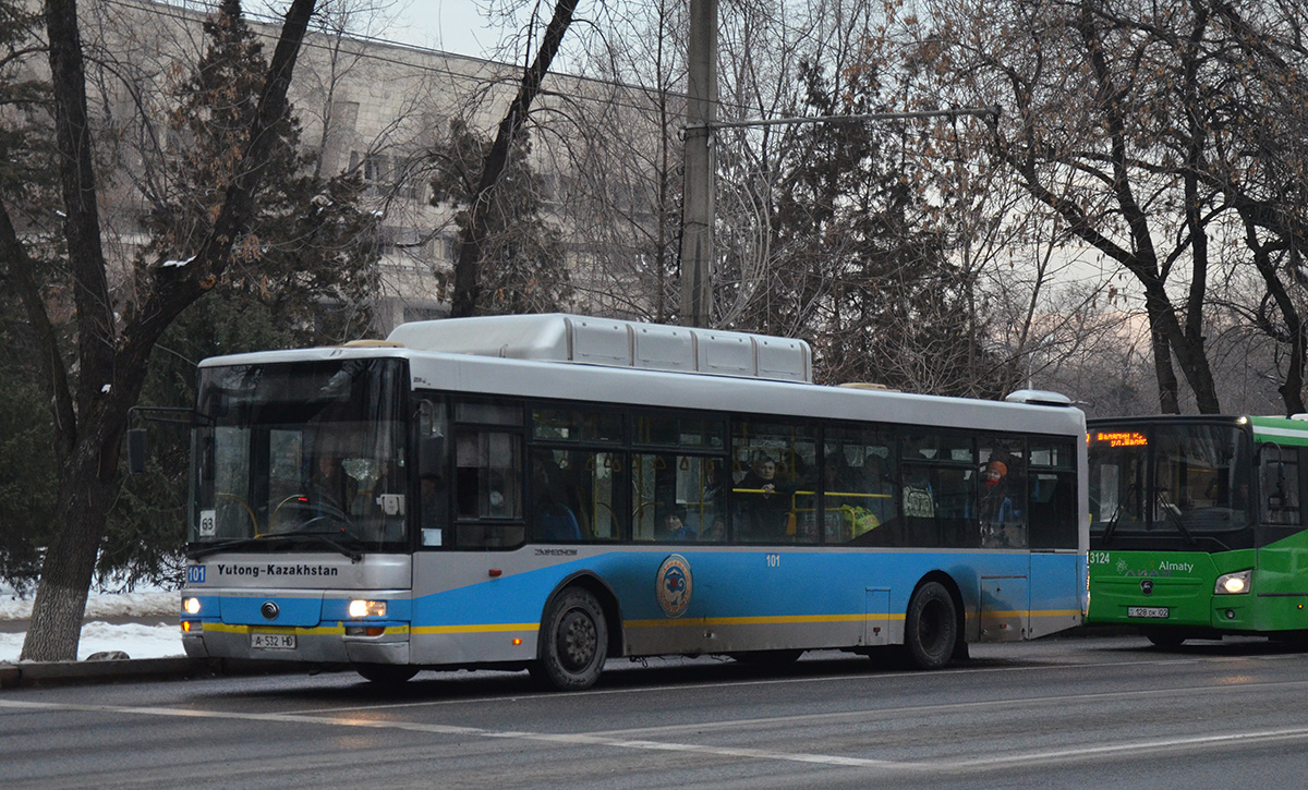 Алматы, Yutong ZK6120HGM № 101