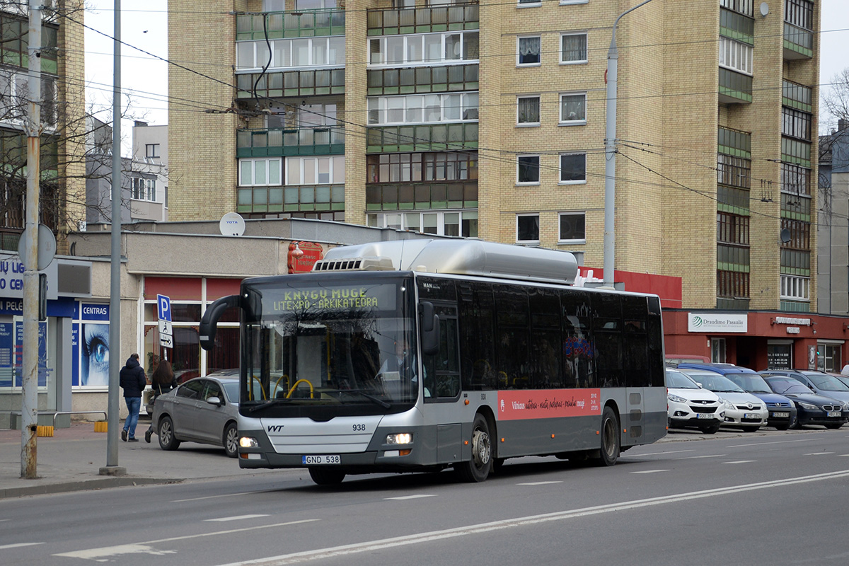 Литва, MAN A21 Lion's City NL273 CNG № 938