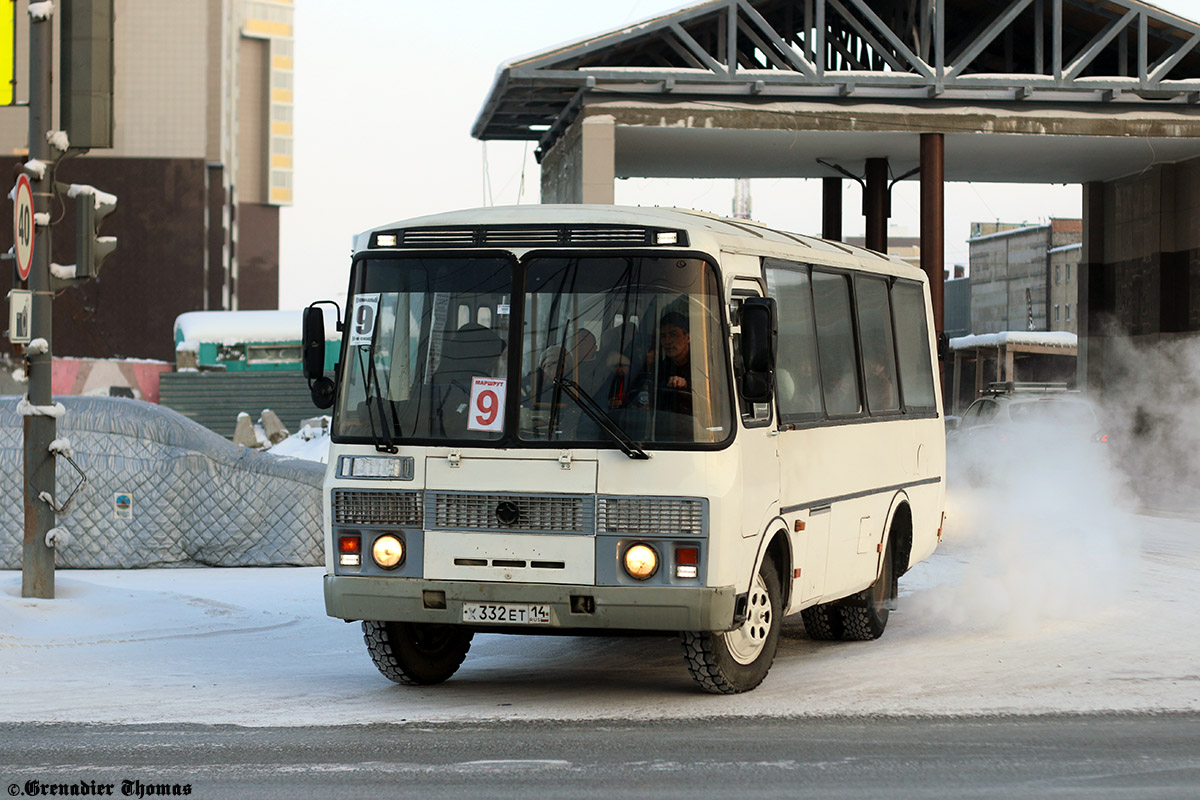 Саха (Якутия), ПАЗ-32054-60 № Х 332 ЕТ 14