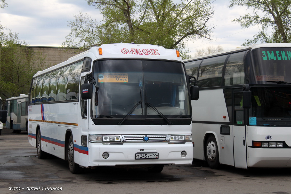 Омская область, Kia KM948 Granbird Greenfield № Т 245 УС 55