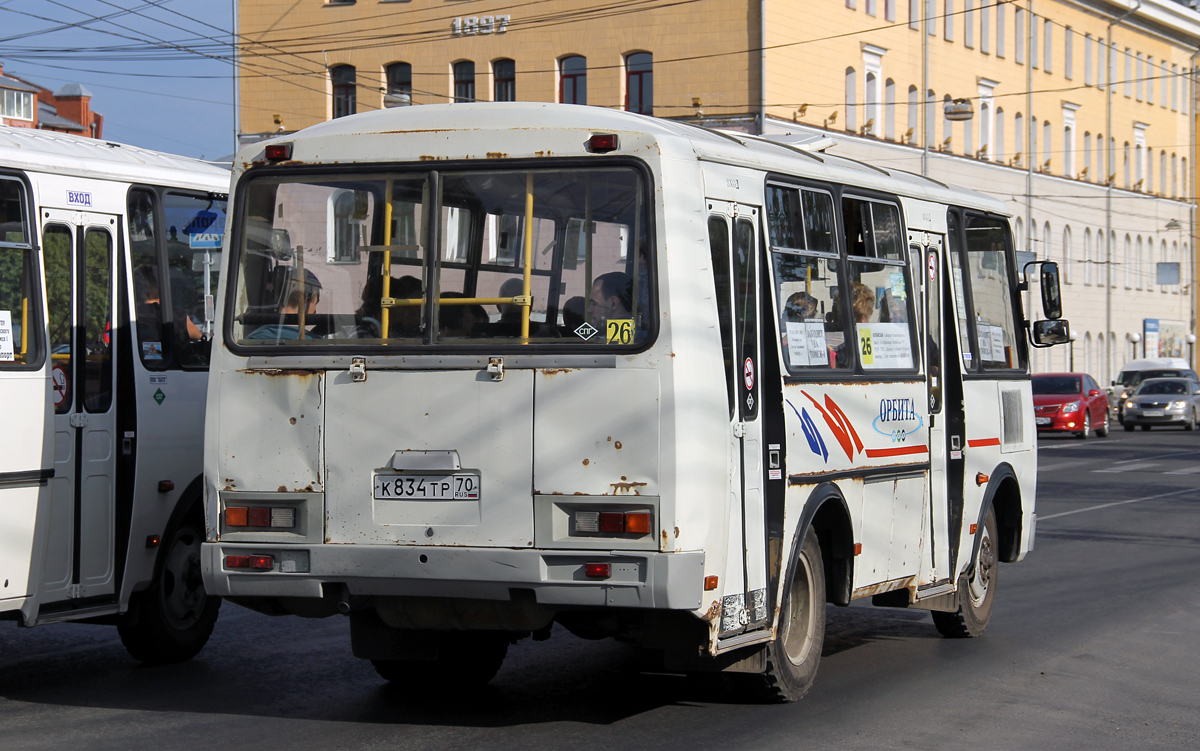 Томская область, ПАЗ-32054 № К 834 ТР 70