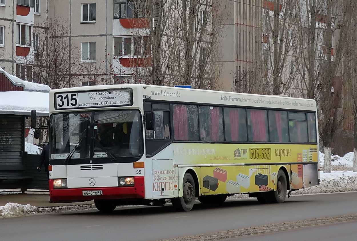 Липецкая область, Mercedes-Benz O405 № Н 646 ТО 48