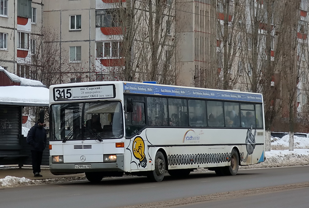 Липецкая область, Mercedes-Benz O405 № Н 299 ХЕ 48