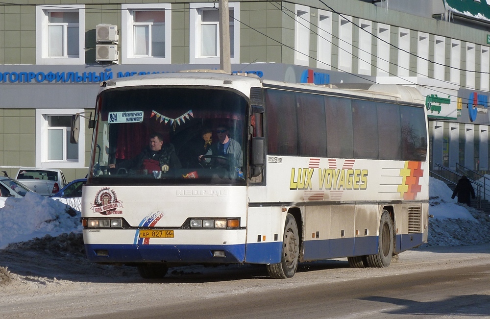 Свердловская область, Neoplan N316K Transliner № АР 827 66