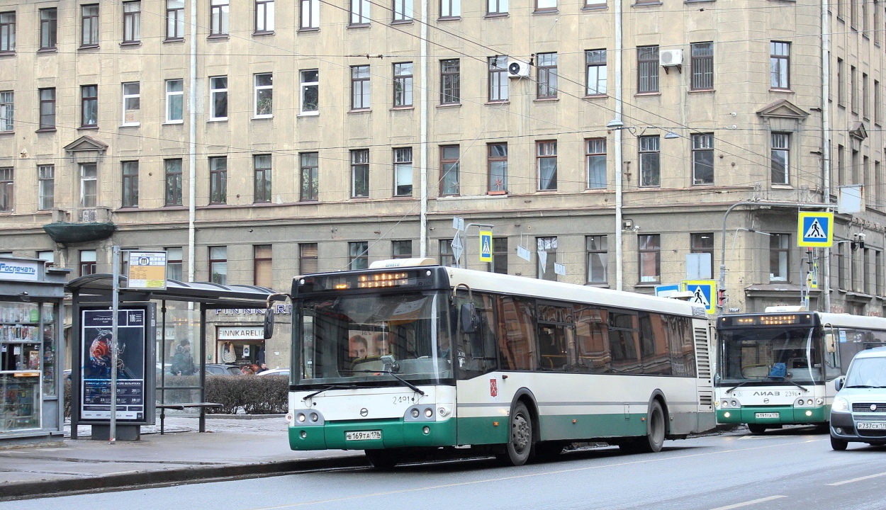 Sankt Petersburg, LiAZ-5292.60 Nr. 2491