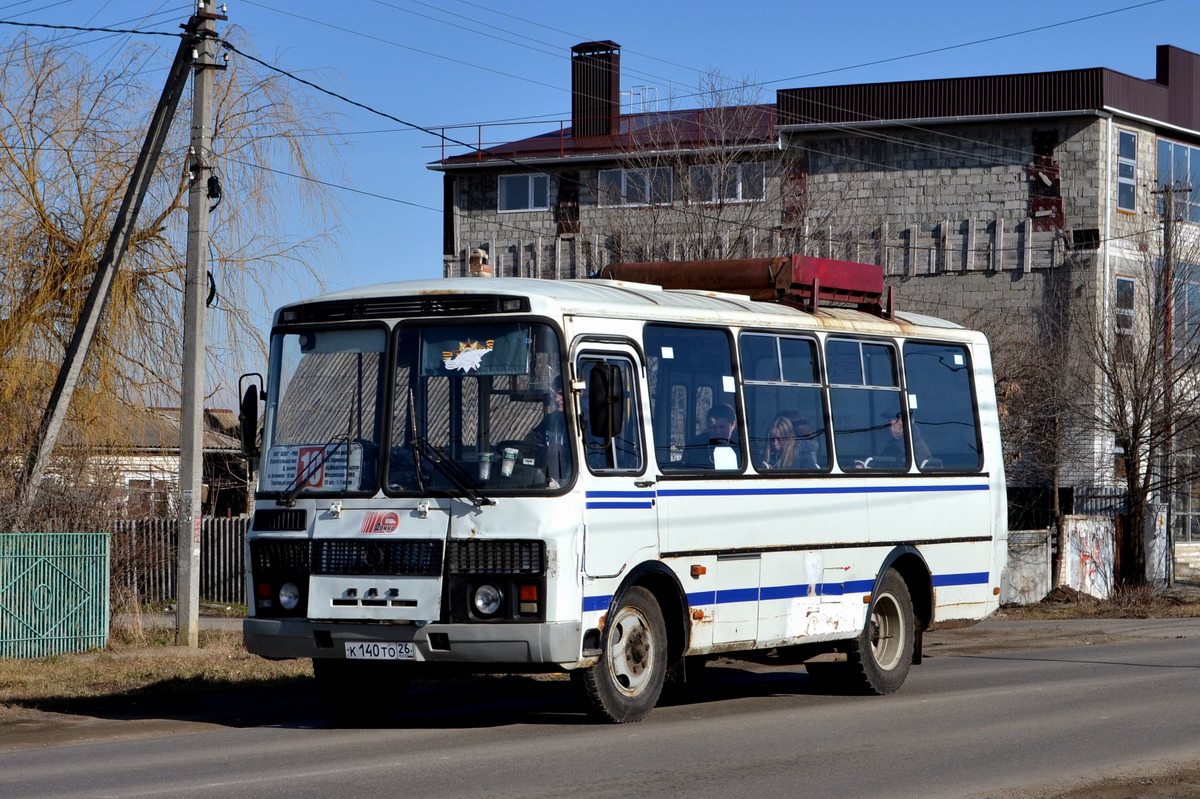 Ставропольский край, ПАЗ-32054 № К 140 ТО 26