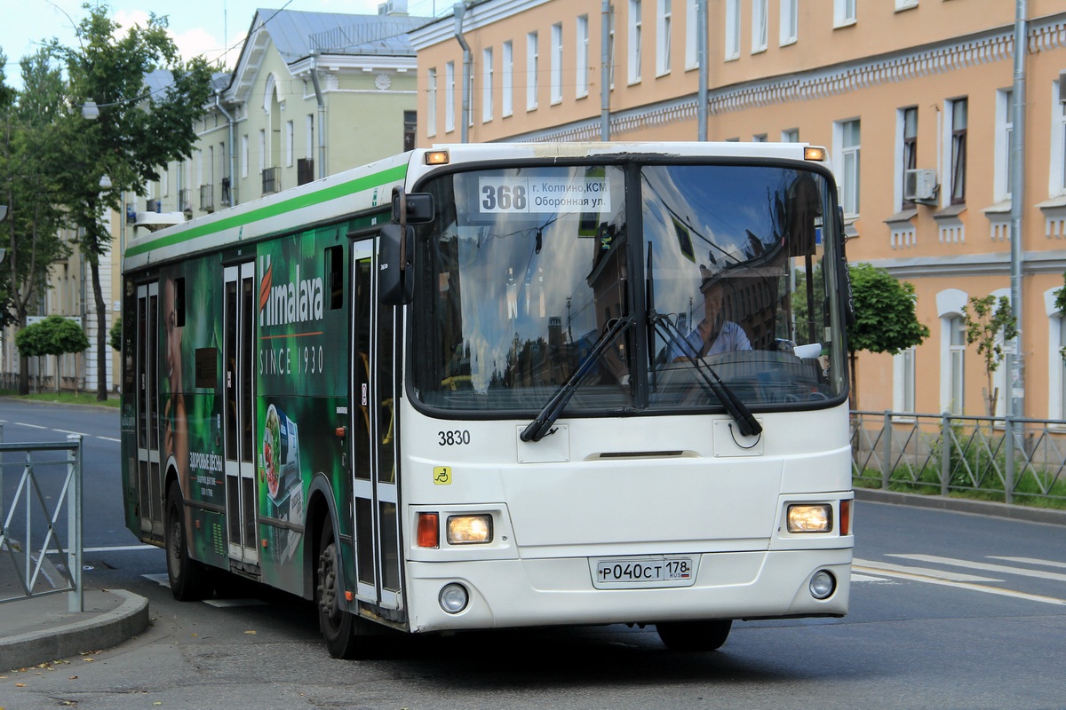 Санкт-Петербург, ЛиАЗ-5293.60 № 3830