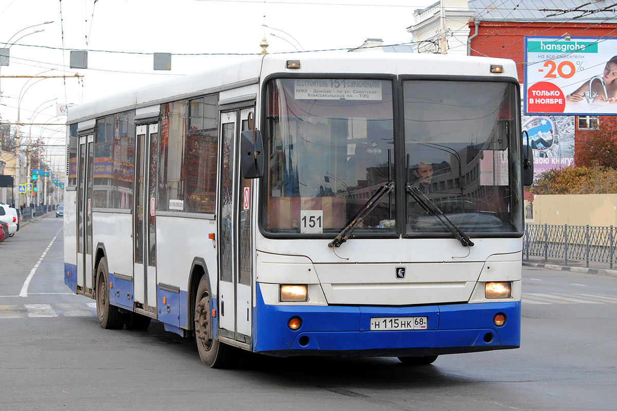 Tambov region, NefAZ-5299-10-15 Nr. Н 115 НК 68