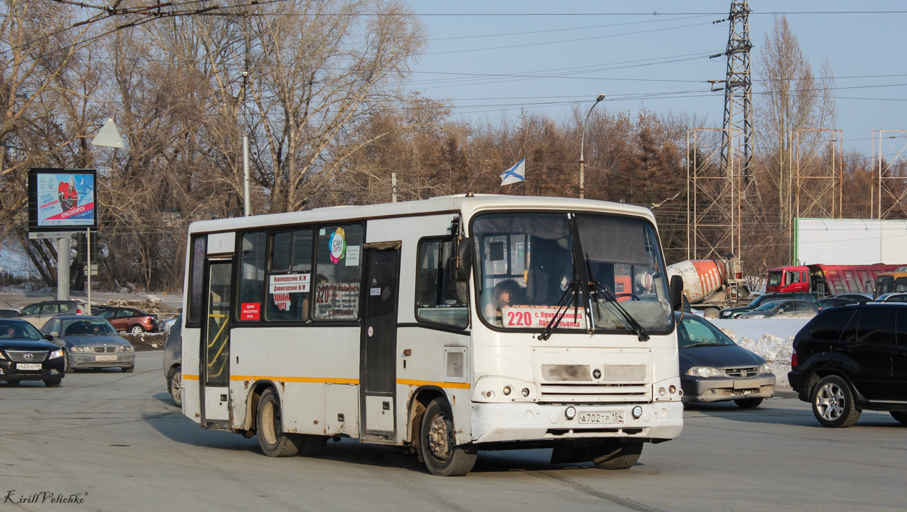 Новосибирская область, ПАЗ-320402-03 № А 702 ТР 154