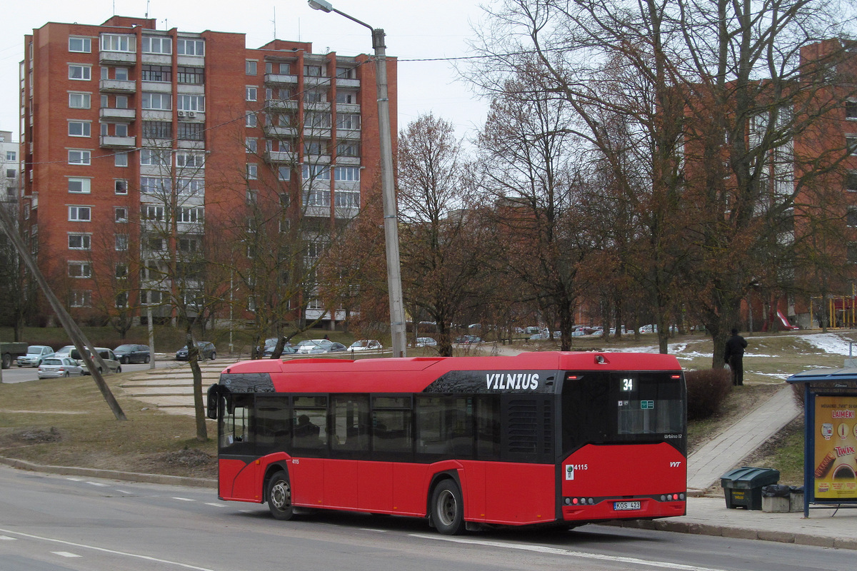 Litva, Solaris Urbino IV 12 č. 4115