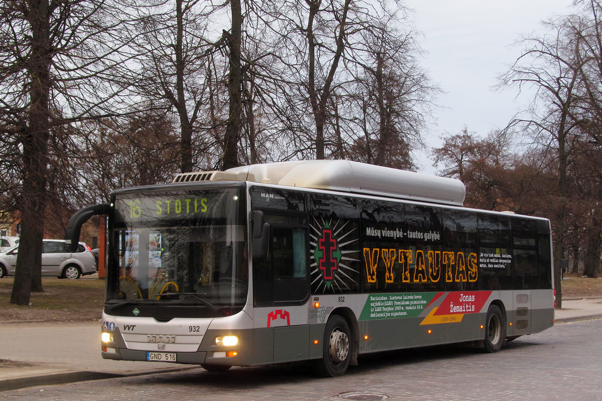 Литва, MAN A21 Lion's City NL273 CNG № 932