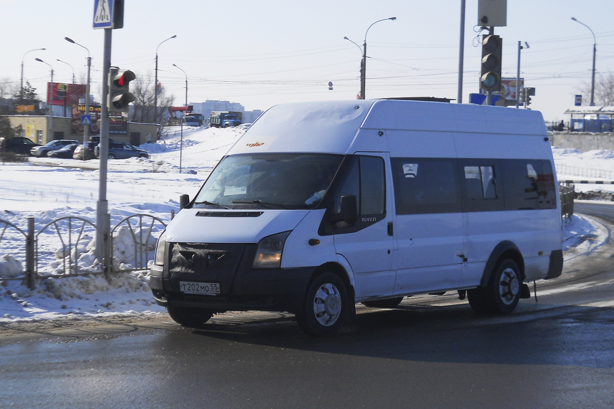 Омская область, Ford Transit [RUS] (Z6F.ESF.) № Т 202 МО 55