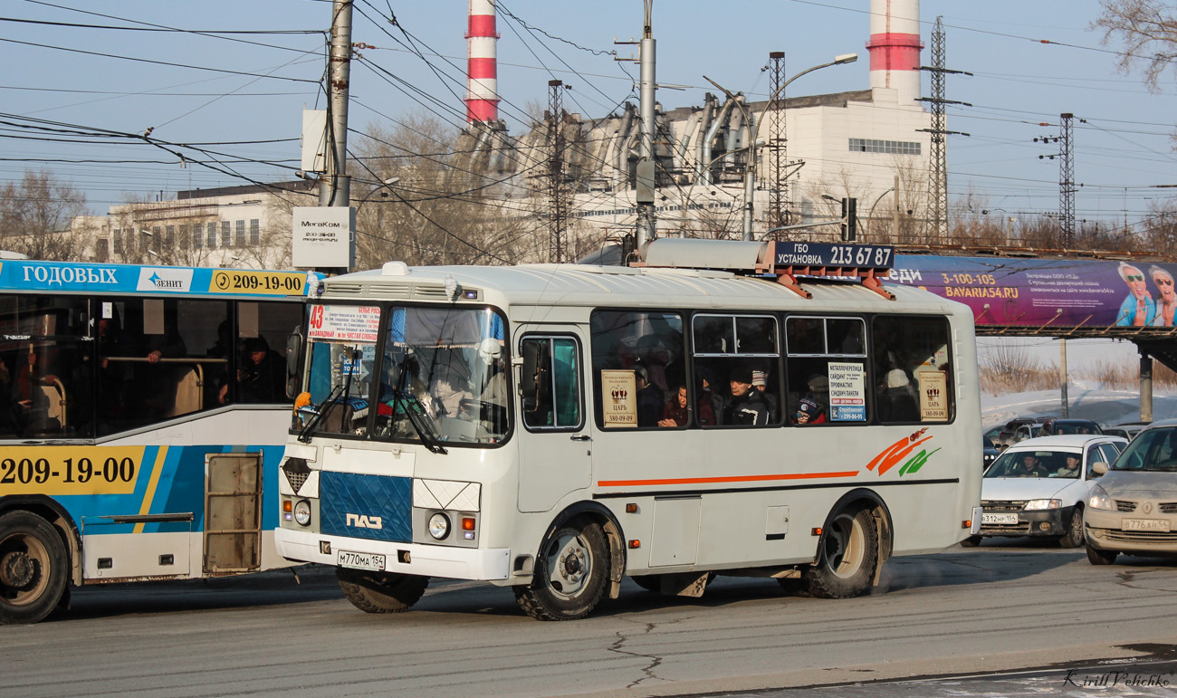 Новосибирская область, ПАЗ-32054 № М 770 МА 154