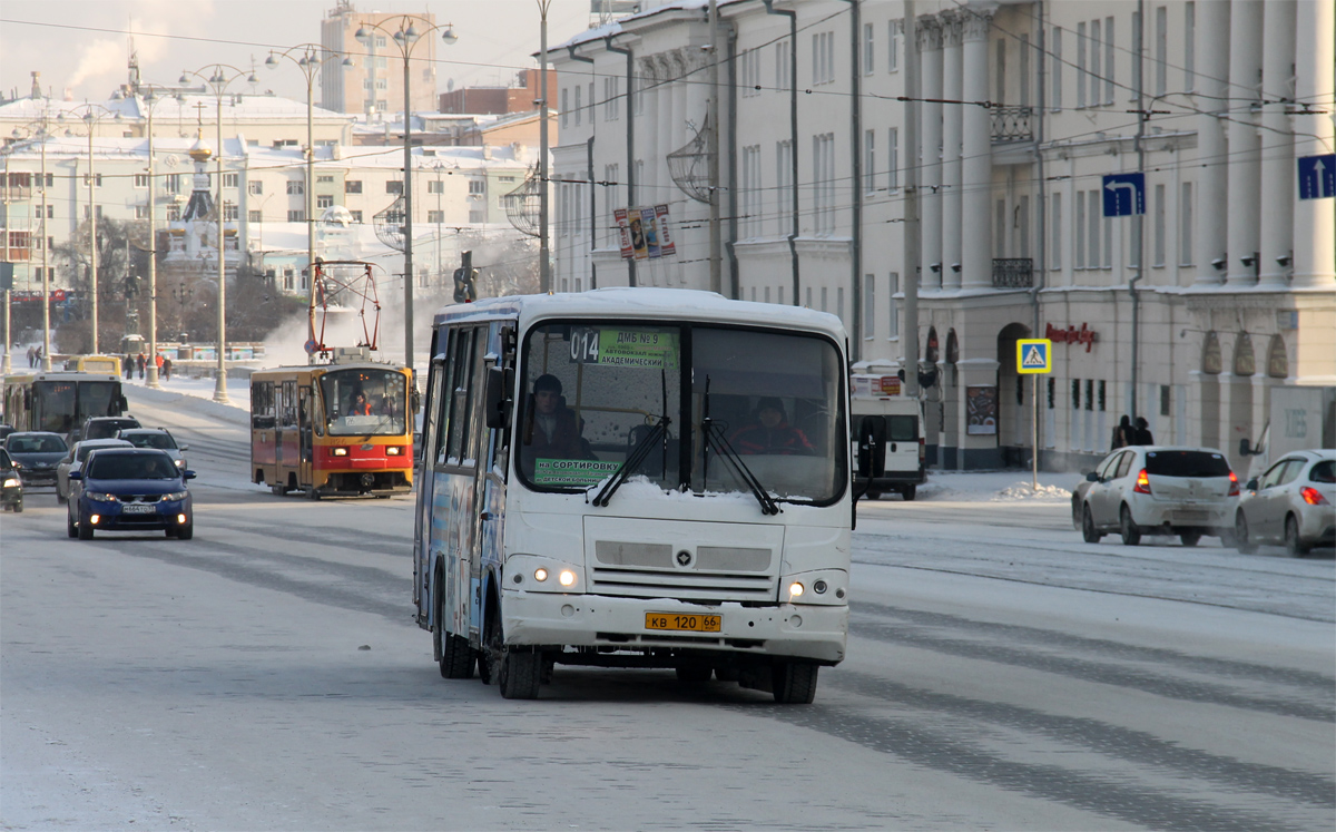 Свердловская область, ПАЗ-320402-05 № КВ 120 66