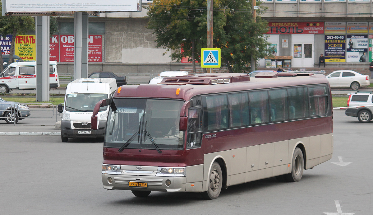 Chelyabinsk region, Hyundai Aero Hi-Space Nr. АУ 636 74