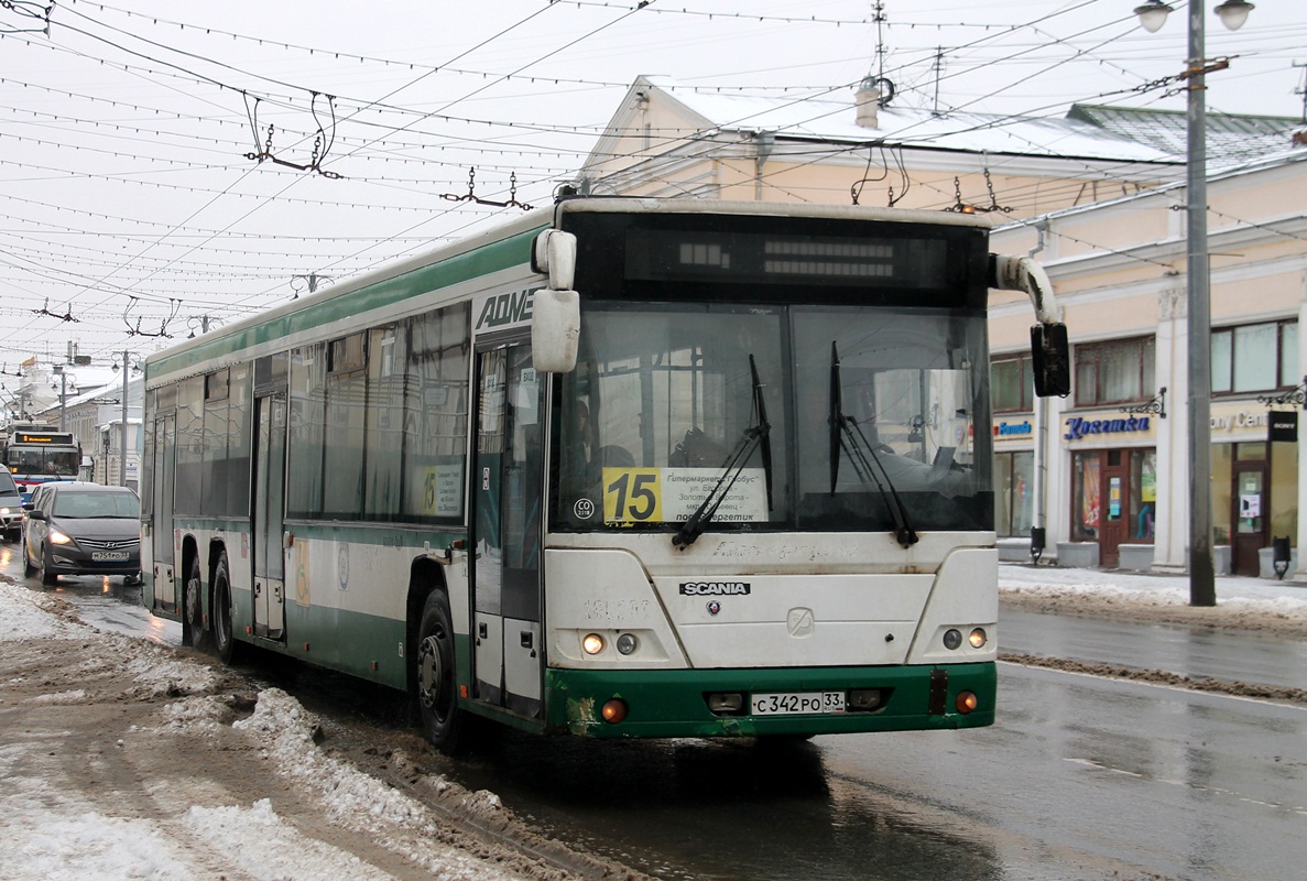 Vladimir region, GolAZ-6228 Nr. С 342 РО 33