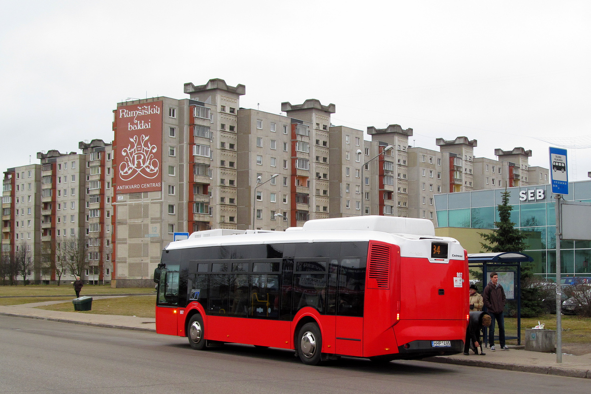 Литва, Castrosua Tempus Hybrid 11.3 № 807