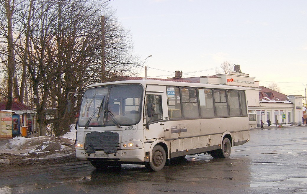 Ленинградская область, ПАЗ-320412-05 № 7653